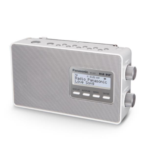 Panasonic-RF-D30BT - Radio portatile DAB - 2 Watt - bianco